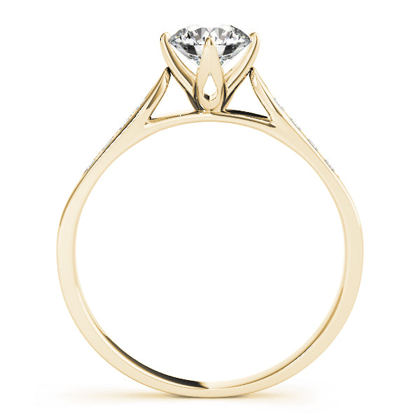 Channel-Set Diamond Engagement Ring (1/10 ct. tw.)
