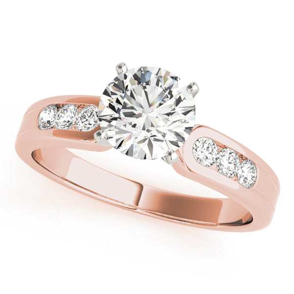 Channel-Set Diamond Engagement Ring (1/5 ct. tw.)