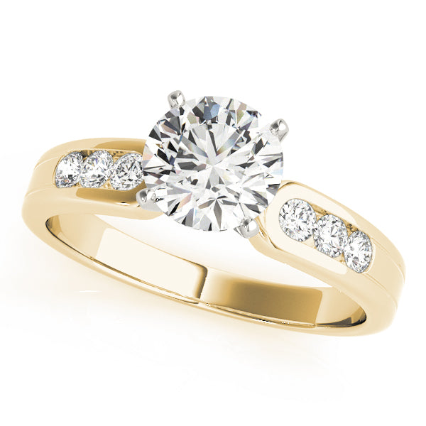 Channel-Set Diamond Engagement Ring (1/5 ct. tw.)