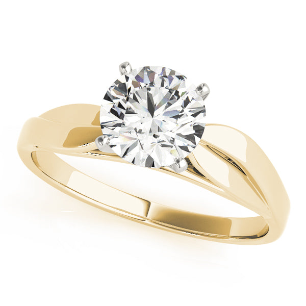 Classic Split-Shank Solitaire Engagement Ring