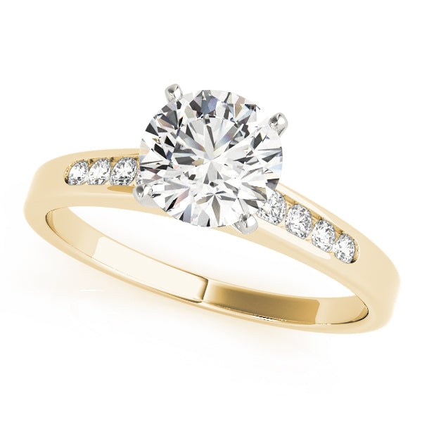 Channel-Set Diamond Engagement Ring (1/8 ct. tw.)