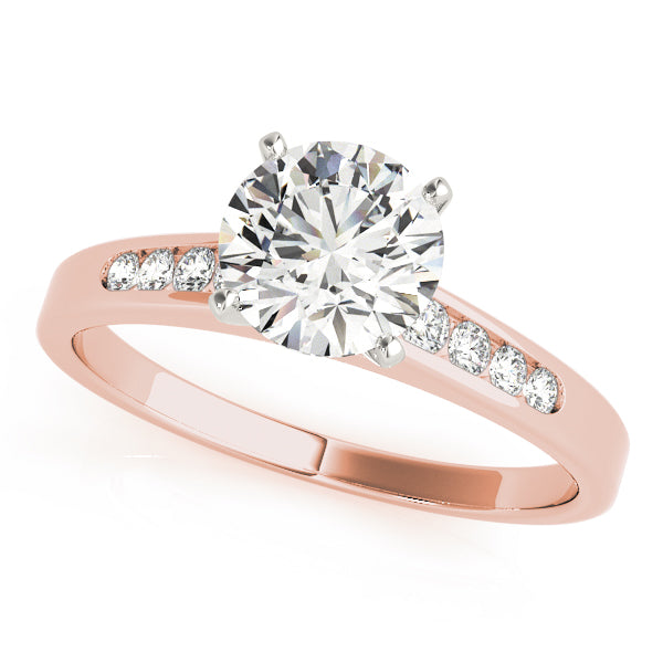 Channel-Set Diamond Engagement Ring (1/8 ct. tw.)