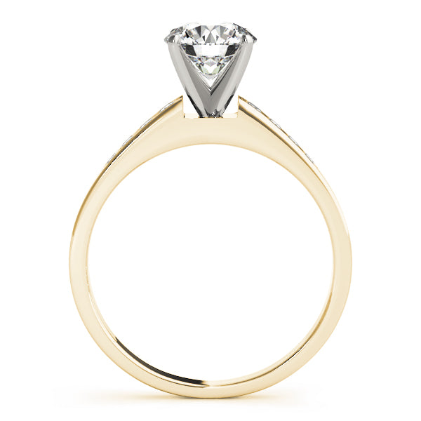 Channel-Set Diamond Engagement Ring (1/8 ct. tw.)