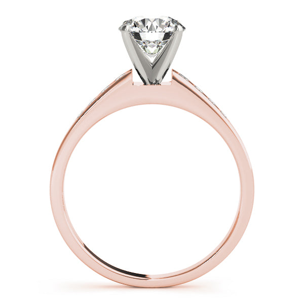 Channel-Set Diamond Engagement Ring (1/8 ct. tw.)