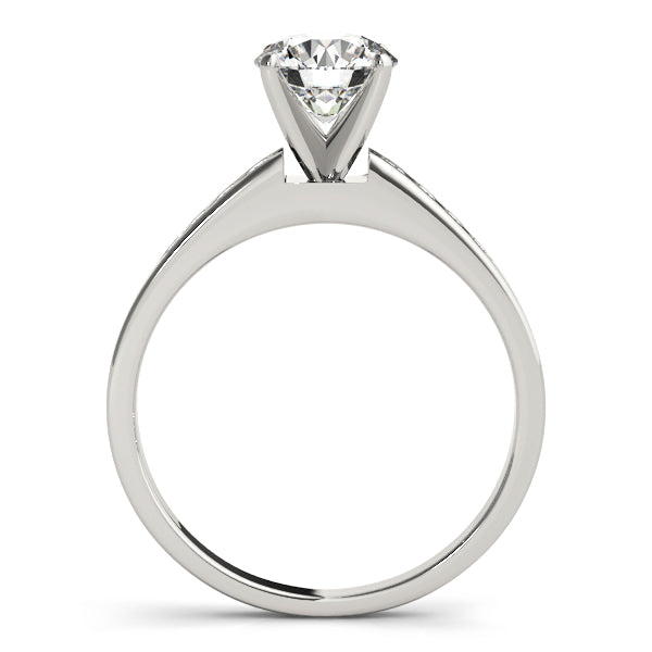 Channel-Set Diamond Engagement Ring (1/8 ct. tw.)