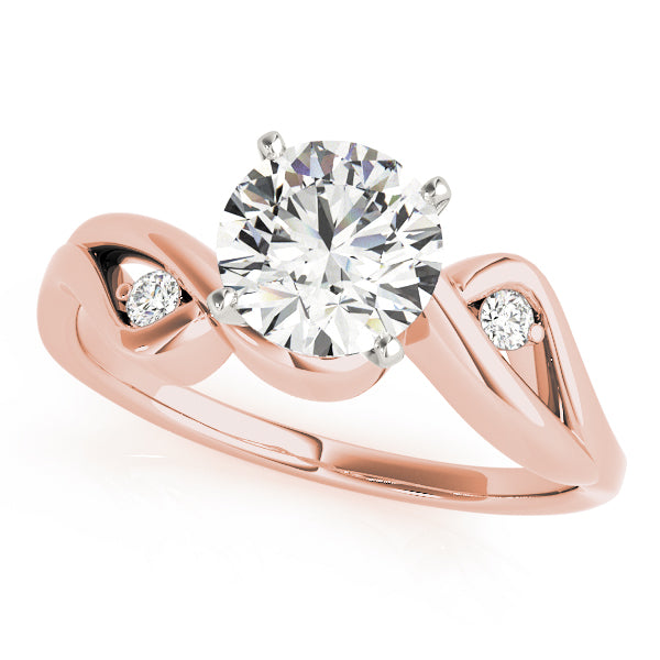 Twist Diamond Engagement Ring (1/20 ct. tw.)