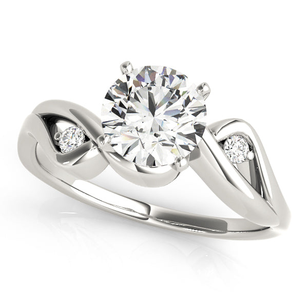 Twist Diamond Engagement Ring (1/20 ct. tw.)
