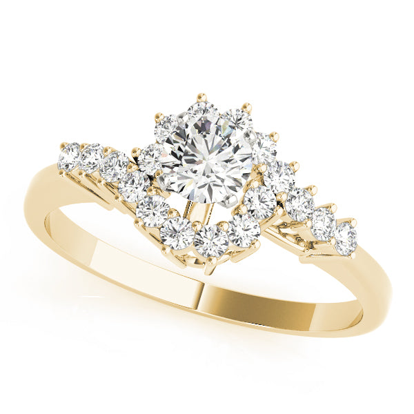 Radiant Halo Diamond Engagement Ring (1/5 ct. tw.)