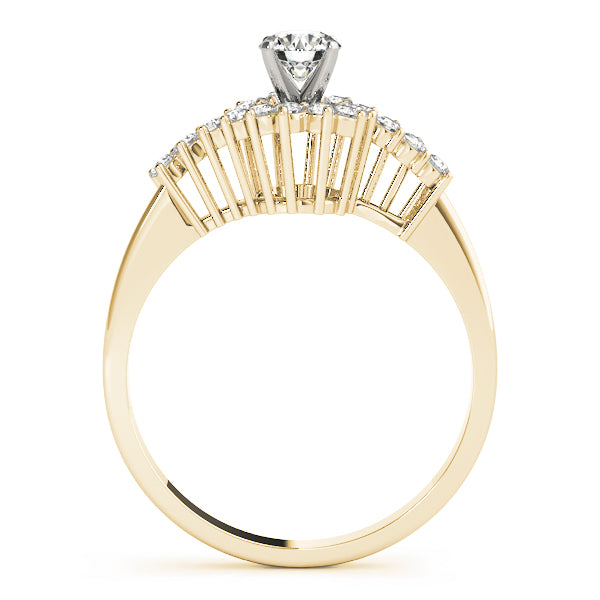 Radiant Halo Diamond Engagement Ring (1/5 ct. tw.)