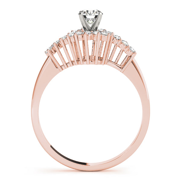 Radiant Halo Diamond Engagement Ring (1/5 ct. tw.)
