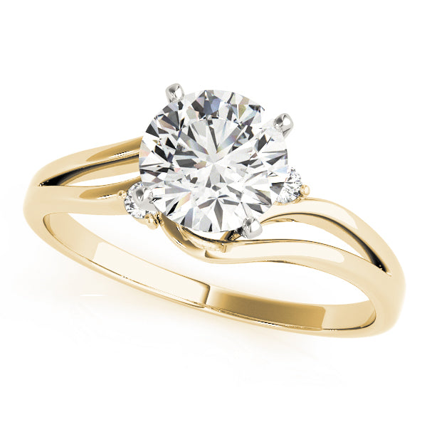 Twist Diamond Engagement Ring (1/20 ct. tw.)