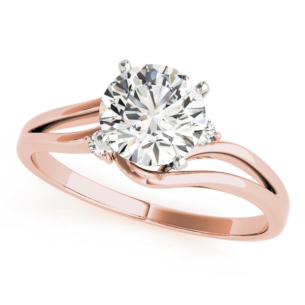 Twist Diamond Engagement Ring (1/20 ct. tw.)
