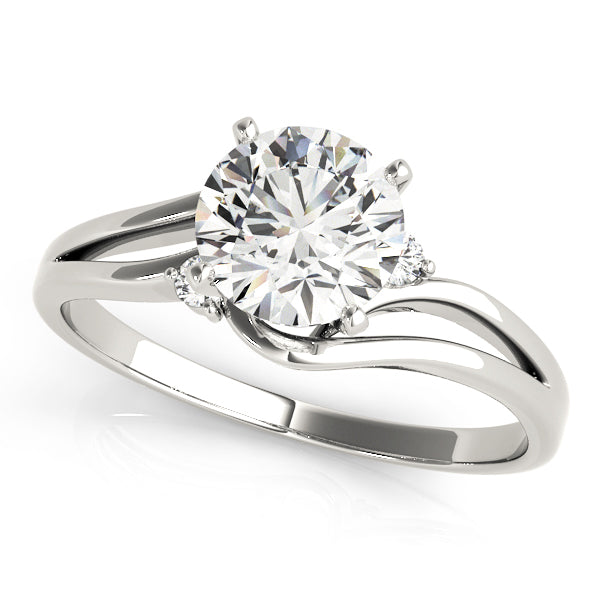 Twist Diamond Engagement Ring (1/20 ct. tw.)