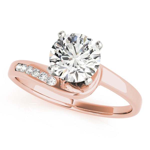 Bypass Diamond Engagement Ring (1/20 ct. tw.)