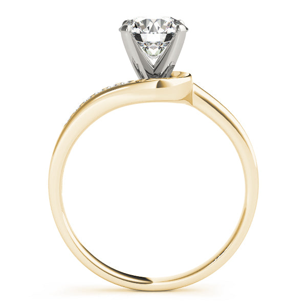 Bypass Diamond Engagement Ring (1/20 ct. tw.)