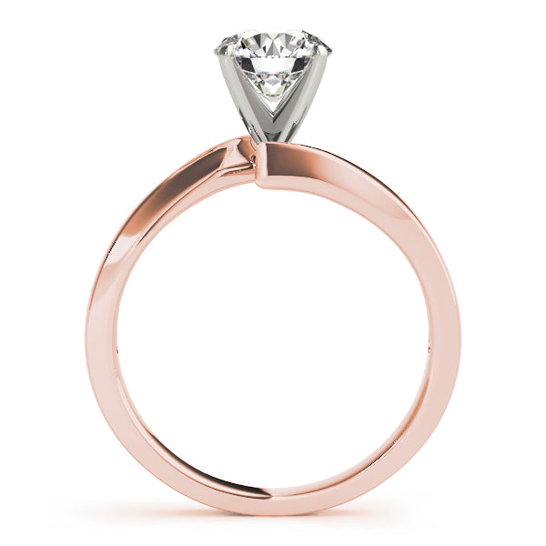Modern Split-Shank Solitaire Engagement Ring