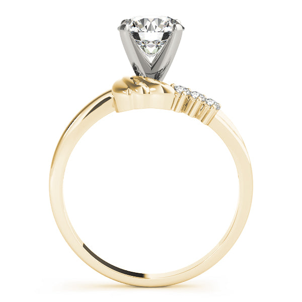 Bypass Twist Diamond Engagement Ring (1/20 ct. tw.)