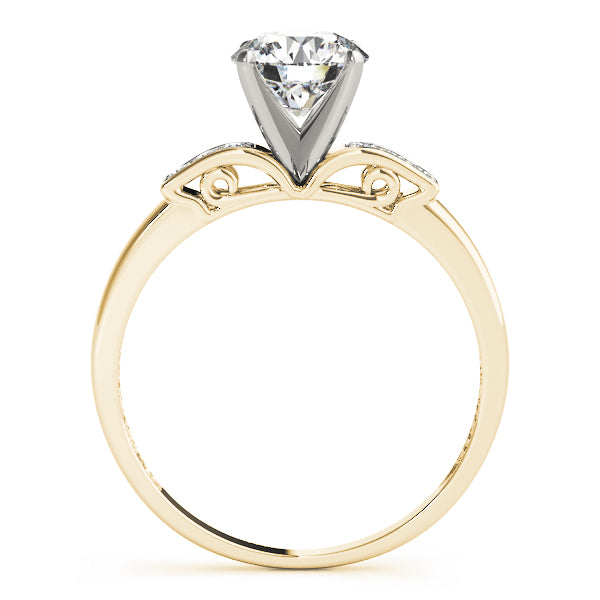 Classic Three Accent Diamond Engagement Ring (1/20 ct. tw.)