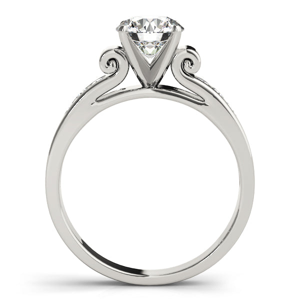 Channel-Set Diamond Engagement Ring (1/8 ct. tw.)