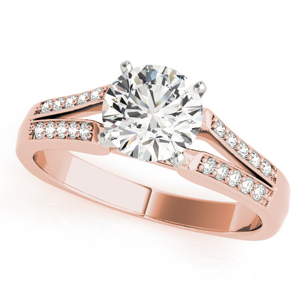 Split Shank Pavé Diamond Engagement Ring (1/5 ct. tw.)