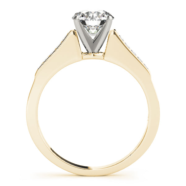 Channel-Set Diamond Engagement Ring (1/10 ct. tw.)