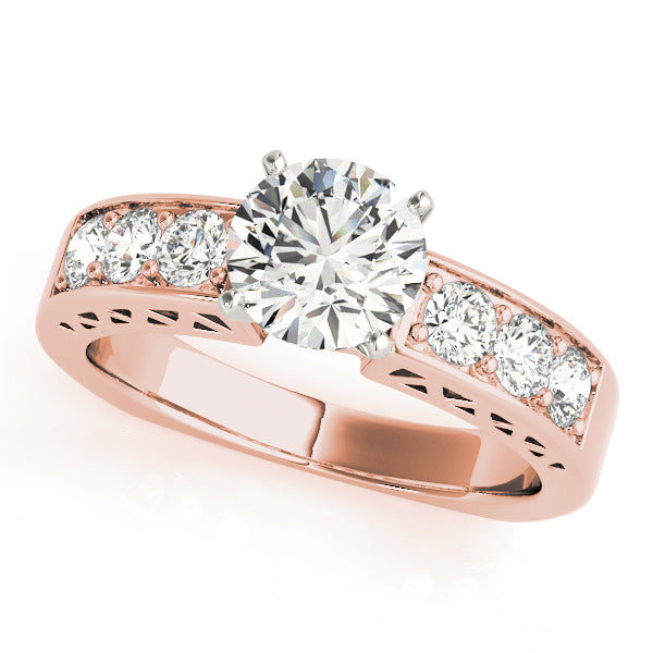Channel-Set Diamond Engagement Ring (1/2 ct. tw.)