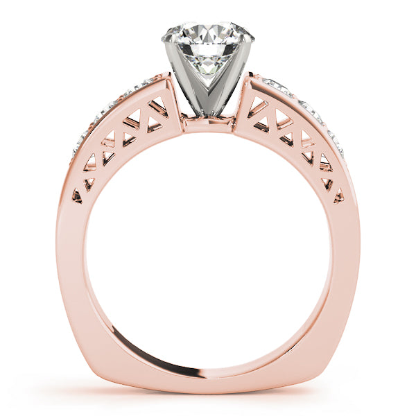 Channel-Set Diamond Engagement Ring (1/2 ct. tw.)