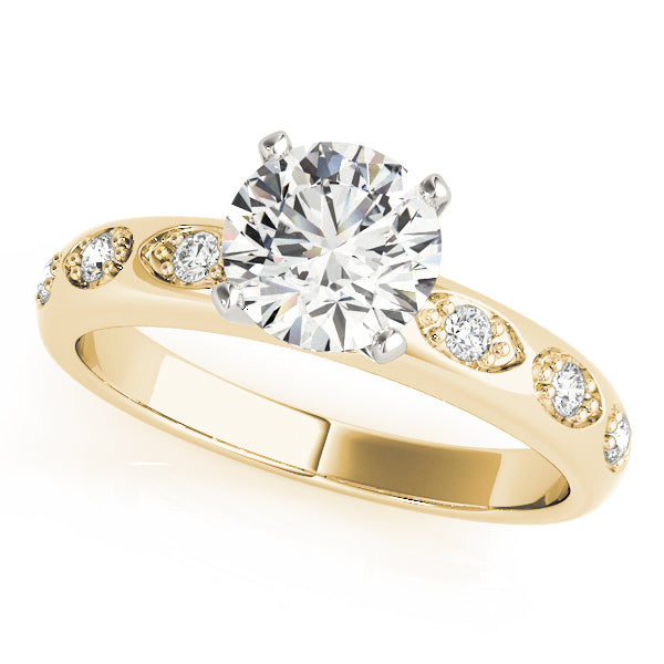 Bezel-Set Diamond Engagement Ring (1/10 ct. tw.)