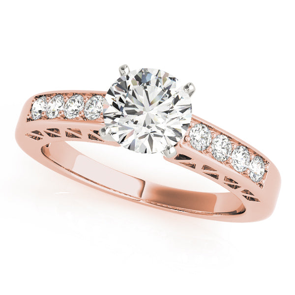Channel-Set Diamond Engagement Ring (1/4 ct. tw.)