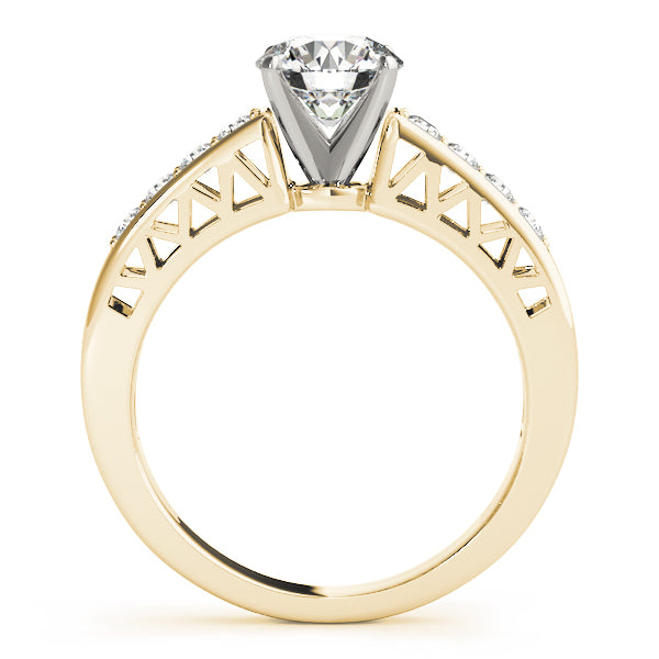 Channel-Set Diamond Engagement Ring (1/4 ct. tw.)