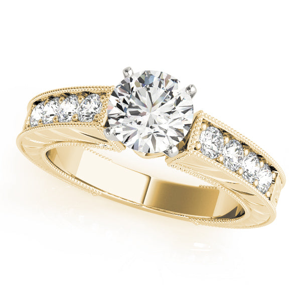 Channel-Set Diamond Engagement Ring (1/2 ct. tw.)