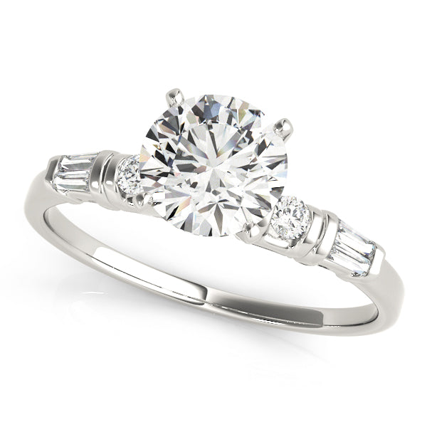 Tapered Baguette Diamond Engagement Ring (1/5 ct. tw.)