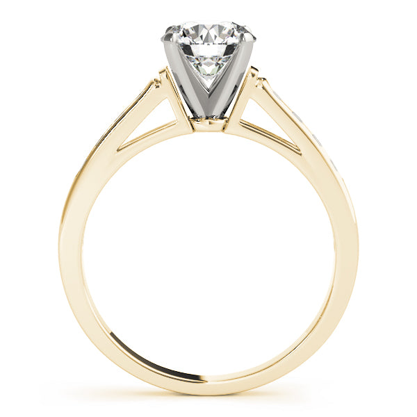 Channel-Set Diamond Engagement Ring (1/8 ct. tw.)