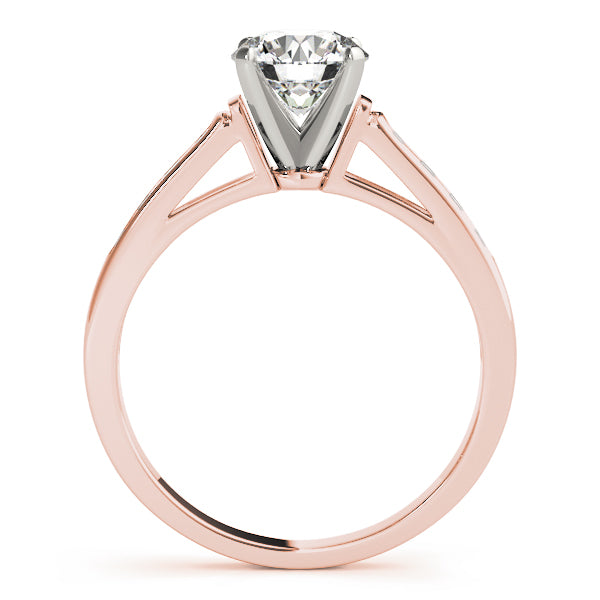 Channel-Set Diamond Engagement Ring (1/8 ct. tw.)