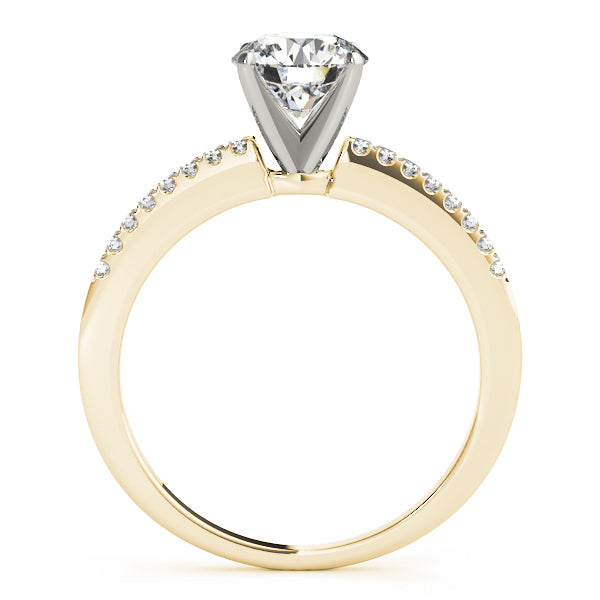 Petite Pavé Diamond Engagement Ring (1/8 ct. tw.)