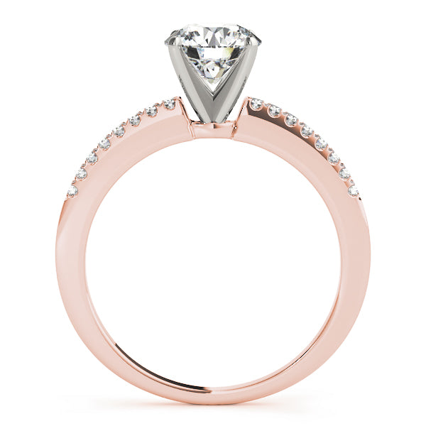 Petite Pavé Diamond Engagement Ring (1/8 ct. tw.)