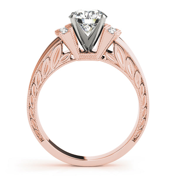 Vintage Milgrain Diamond Engagement Ring (1/15 ct. tw.)