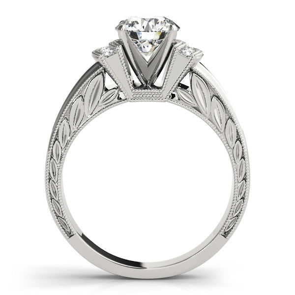 Vintage Milgrain Diamond Engagement Ring (1/15 ct. tw.)