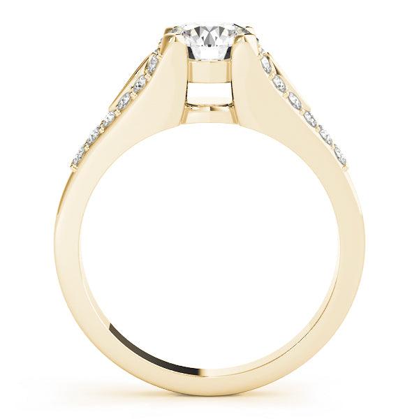 Split Shank Pavé Diamond Engagement Ring (1/4 ct. tw.)