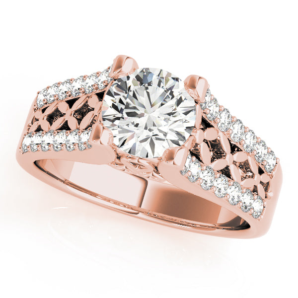 Split Shank Pavé Diamond Engagement Ring (1/4 ct. tw.)