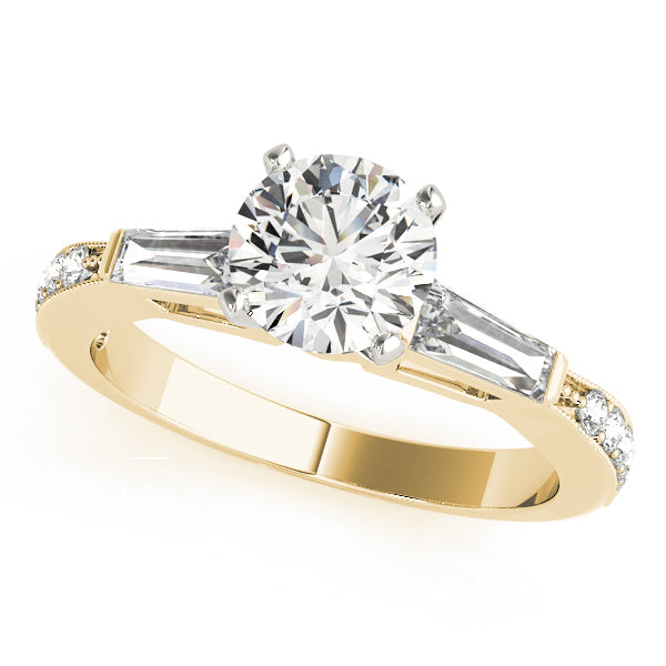 Graduated Tapered Baguette Diamond Engagement Ring (5/8 ct. tw.)