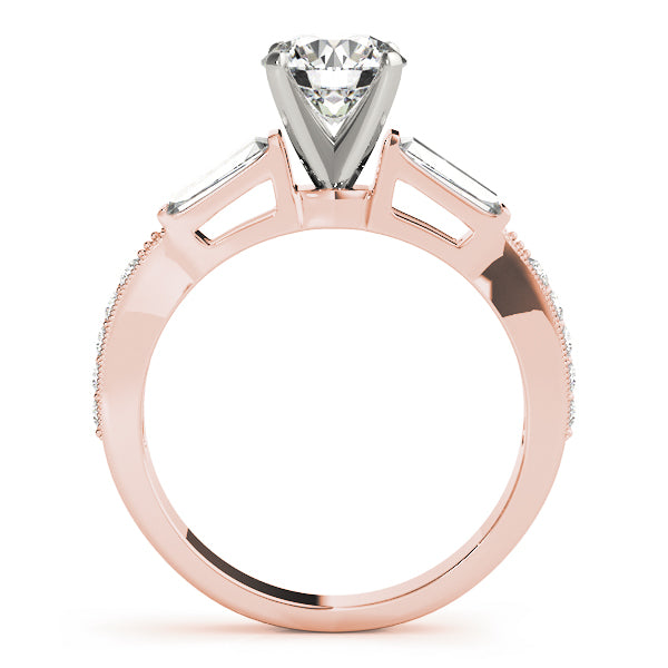 Graduated Tapered Baguette Diamond Engagement Ring (5/8 ct. tw.)