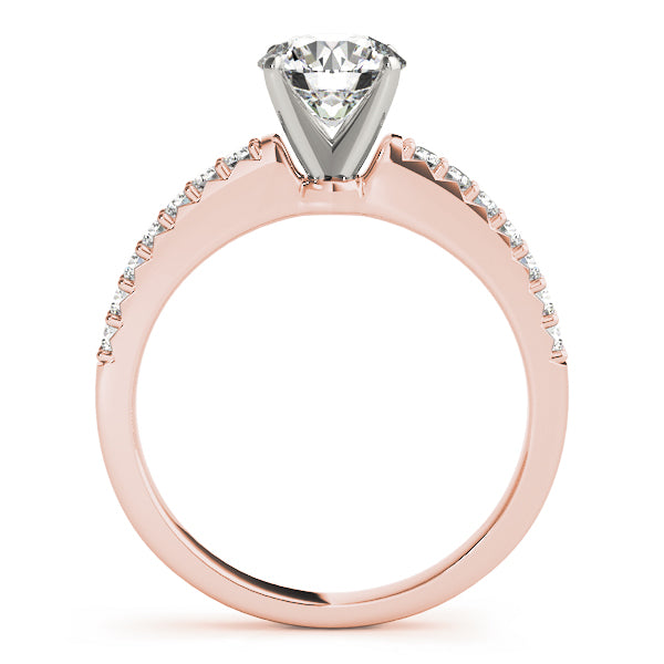 Petite Pavé Diamond Engagement Ring (1/2 ct. tw.)