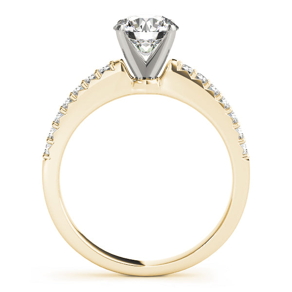 Petite Pavé Diamond Engagement Ring (1/2 ct. tw.)