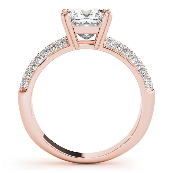 Pavé Diamond Engagement Ring (3/8 ct. tw.)