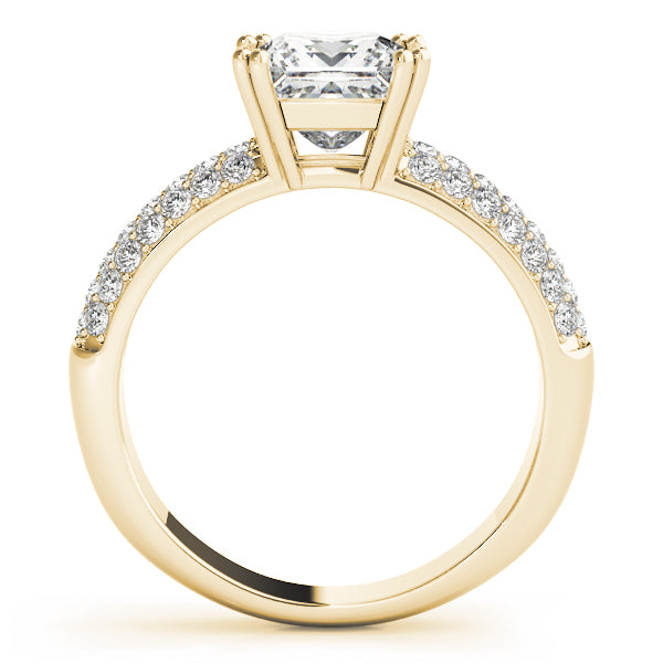 Pavé Diamond Engagement Ring (3/8 ct. tw.)
