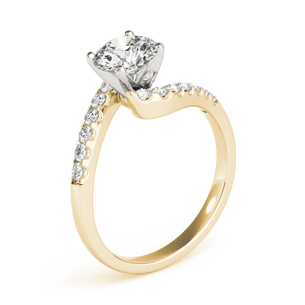 Twist Diamond Engagement Ring (3/4 ct. tw.)