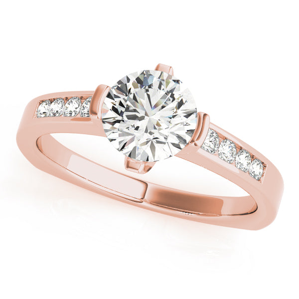 Channel-Set Diamond Engagement Ring (1/4 ct. tw.)