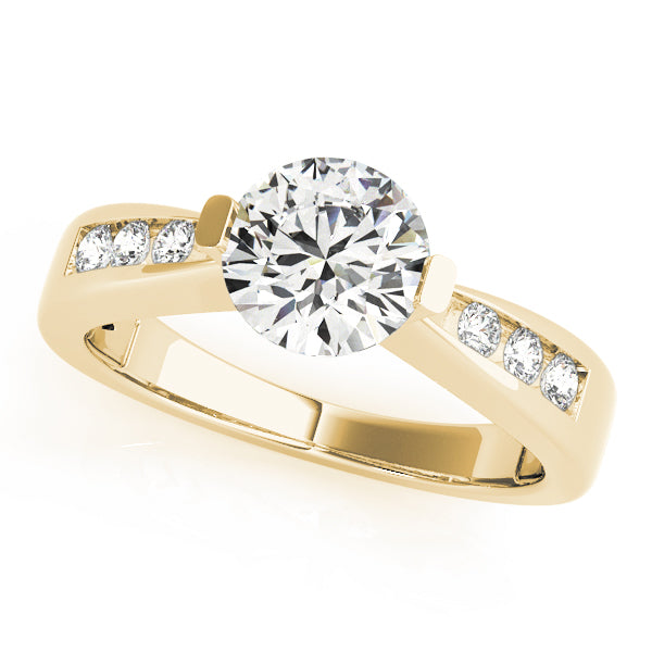Channel-Set Diamond Engagement Ring (1/6 ct. tw.)