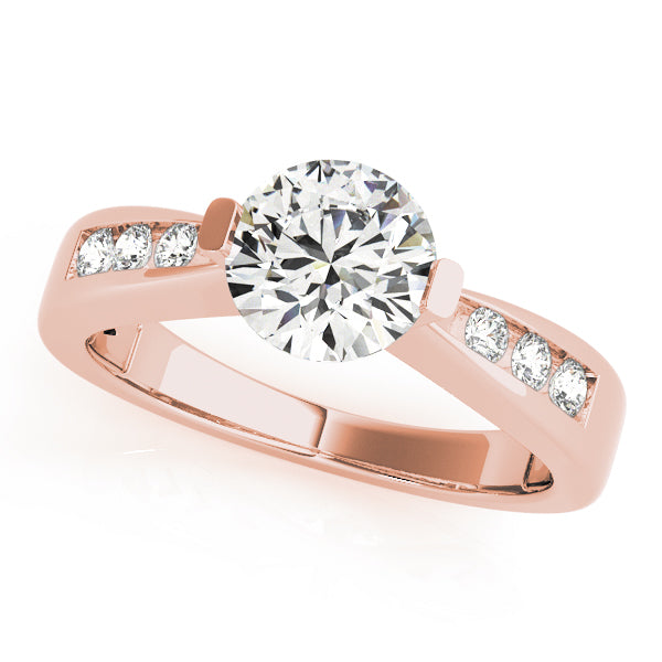 Channel-Set Diamond Engagement Ring (1/6 ct. tw.)